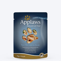 Applaws Natural Tuna Fillet With Sea Bream Adult Cat Wet Food - 70 gm