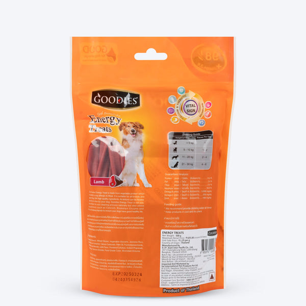 Goodies Energy Dog Treats - Lamb - 500 g