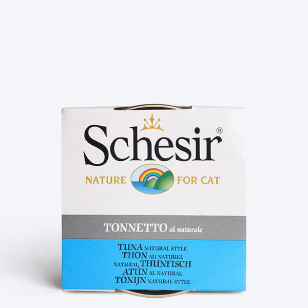 Schesir 54% Tuna Natural Style Wet Cat Food - 85 g